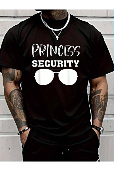 01THEONE تي شيرت 100% قطن بتصميم الأميرة سكيوريتي بيرفكتس فور داد أور بوي فري...