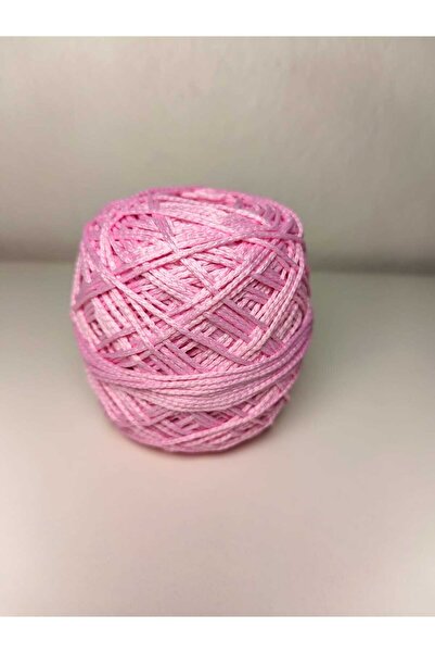 kartopya Pembe Renkli Makrome Örgü İpi 100gr