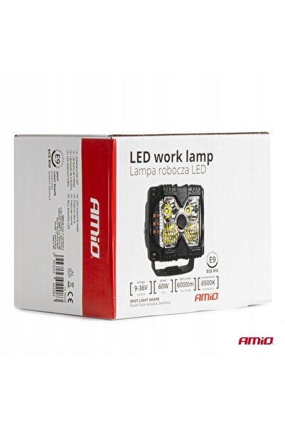 NO BRAND Proiector de lucru LED Awl67 60W 6500K 6000Lm 12V 24V Amio-04208