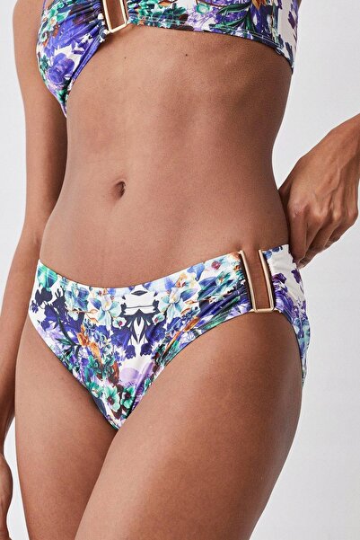 NO BRAND Slip de bikini cu design floral, clasic, Karen Millen m