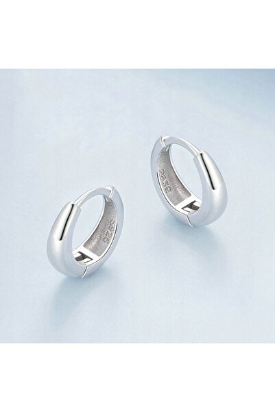 NO BRAND Cercei tip cerc din argint 925 Sterling, simpli, 11.5mm