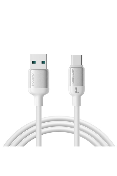 Joyroom S-A62 Cablu de încărcare și date USB-A la USB-C 1.2m Alb 15W 3A