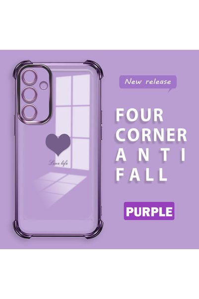 ucuc Samsung Galaxy A16 4G/5G Compatible Transparent Back Four Corners Reinfo...
