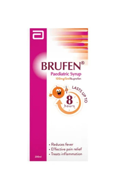 BRUFEN Pedia Syrup Reduces Fever - 200 ml