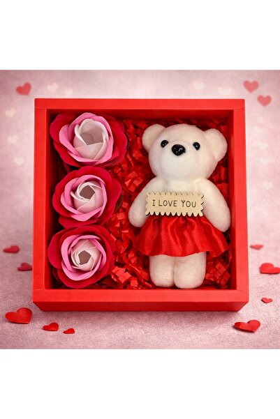 velve Pachet cadou Teddy Ballerina, ursulet de plus cu fusta tutu si trandafi...