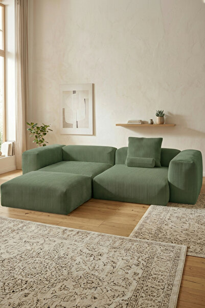 MiniWood Relax Köşe Koltuk Takımı Sünger Koltuk Kanepe Divan