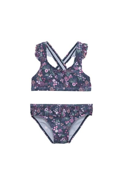 Color Kids Costum de baie UPF50+ din denim închis la culoare