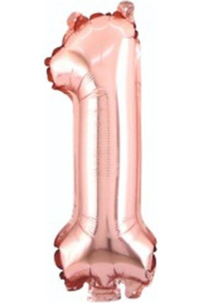 Yıldızan 34 Inch Foil Number Balloon, Rose1 931845