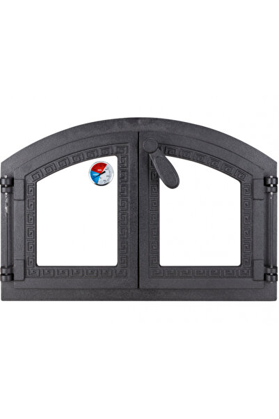 Depo GREEK MODEL OVEN DOOR WITH GLASS + 300 DEGREE THERMOMETER