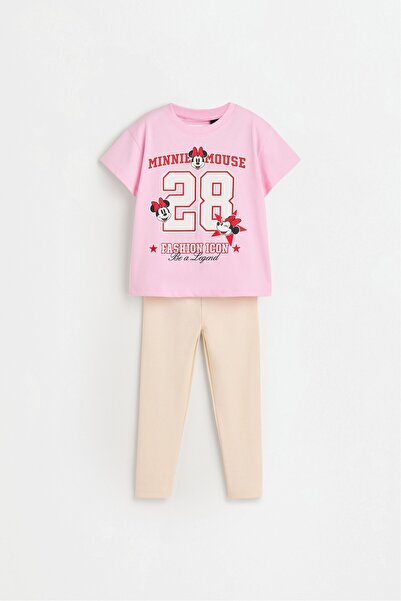 LEFTIES Minnie Mouse ©Disney t-shirt ve tayt takımı