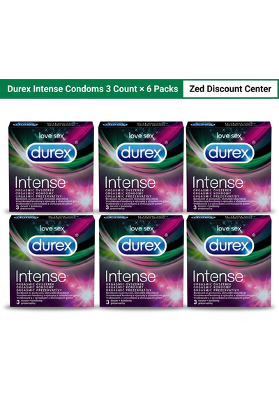 Durex Prezervative Intense 3 bucăți x 6 pachete