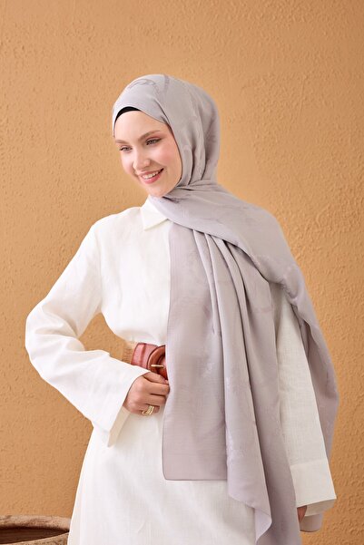 Silk Home Naia Cotton Shawl Rope Silver