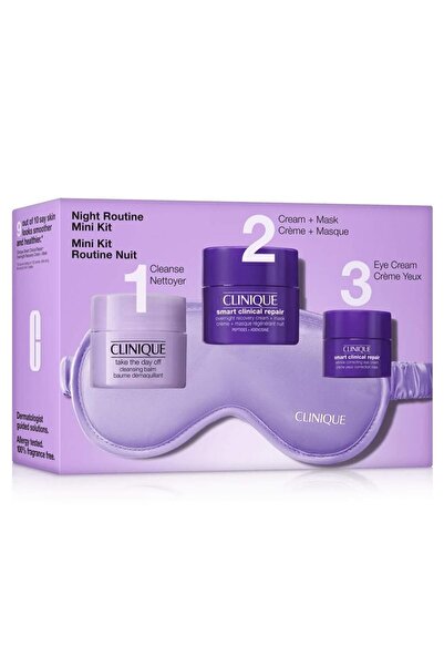 Clinique Night Routine Gece Rutini Mini Kit Set
