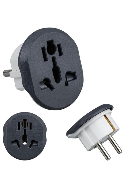 ATAELEKTRONİK Seyahat Tipi Çevirici Priz Ingiliz Amerikan ve Avustralya Fişi ...