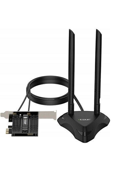 EDUP Placă de rețea PCI pentru PC WiFi 6 Bluetooth AX210 EP-9651GS PRO