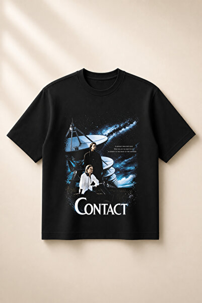 SVART WEAR Μπλουζάκι με εκτύπωση επαφής, σε μεγάλο μέγεθος, φαρδιά γραμμή, un...