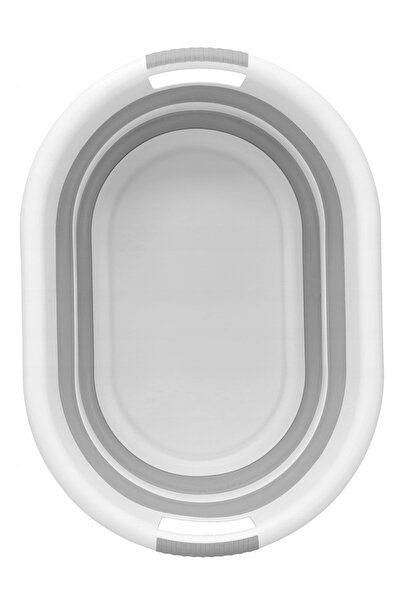 Orion Coș pentru rufe, recipient de baie, bol pliabil din silicon, pentru rul...
