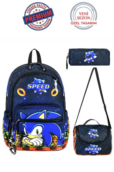 Speedy Bags حقيبة ظهر فاخرة للغاية مقاومة للماء للأولاد في المدارس الابتدائية...