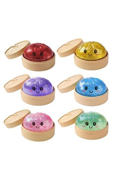 Needoh Jucărie Squishy Rară cu Sclipici, Tip Gălușcă, Cutie Surpriză Misterio...
