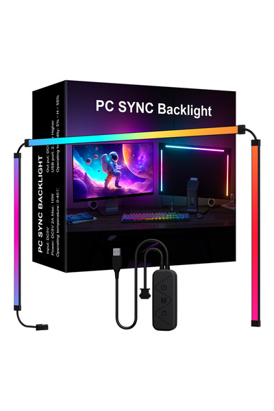 idragon PC Sync RGBIC Monitör 32 inch Arka Aydınlatma LED, Ekran Senkronizasy...