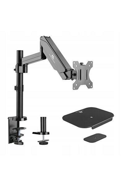 Maclean Energy Suport monitor 17-32'' de birou, reglabil cu arc pe gaz + pad