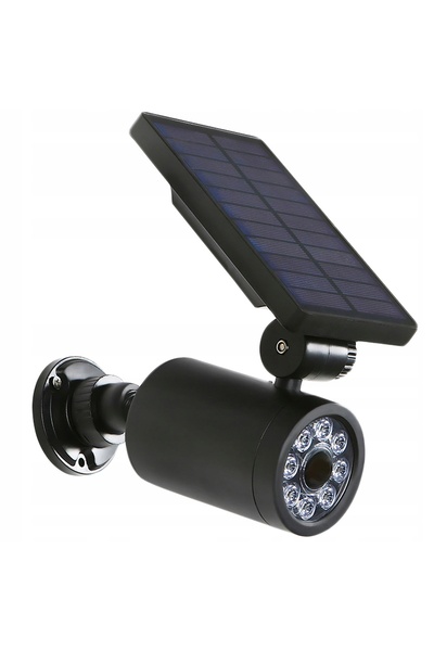 Maclean Energy 4x atrăgător de păsări cu cameră solară, lumină LED intermiten...