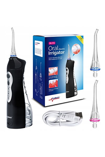 Promedix Irigator dentar fără fir, cartușe negre PR-770