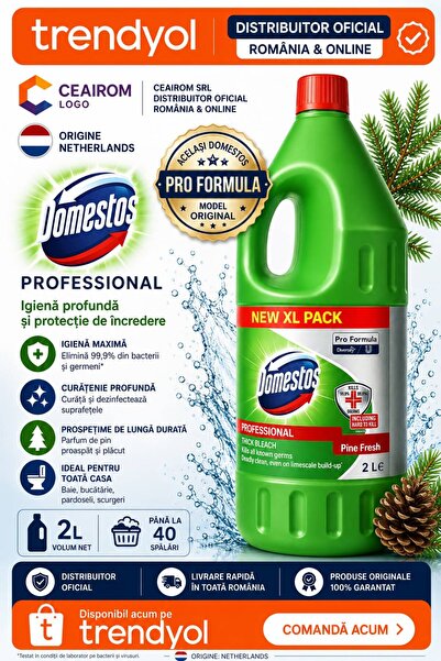 PRO FORMULA DOMESTOS PROFESSIONAL PINE FRESH LIQUID DEGREASANT 2LT