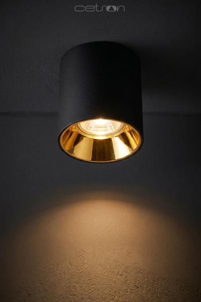 ACK Gold Reflektör GU10 S/Ü Spot Kasa Siyah