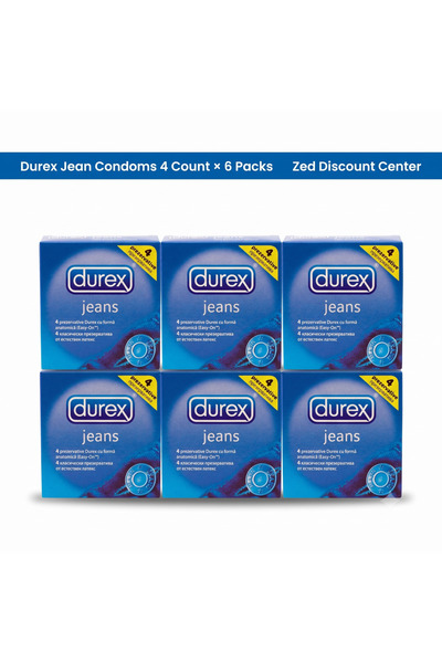 Durex Prezervative Jean 4 bucăți x 6 pachete