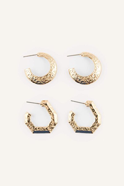 DeFacto Women's 2-Piece Earring Set I1401Axns