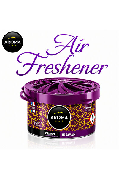 Aroma معطر جو عضوي من الحرمين للسيارة، جل طويل الأمد مقاوم للانسكاب لتعطير ال...