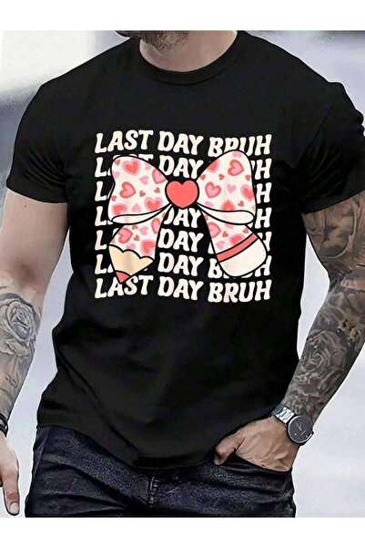 9TAY 100% Cotton Bruh-Last Day Of School Coquette Bow Teachers Girls Groovy T...
