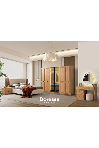 Doressa Living Merlin 6 Kapılı 2 Reflekte Camlı Yatak Odası Takımı