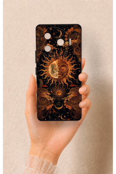 Vip Case Tecno Camon 30 Pro 5g Compatible Mystic Sun Patterned Silicone Case