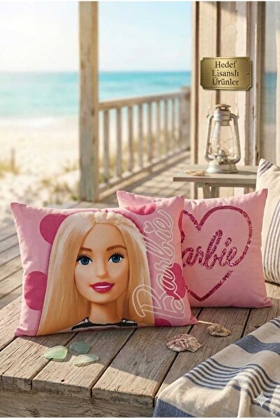 Zorluteks TAÇ Barbie Yastık Kılıfı (Tekli) %100 Pamuk