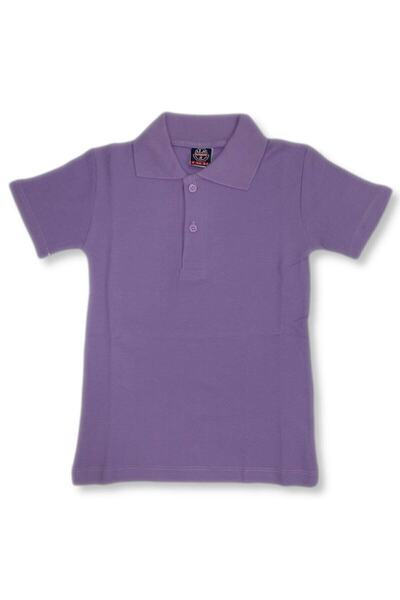 BLACK SWALLOW Unisex Kids Polo Collar Short Sleeve School T-Shirt-Bs