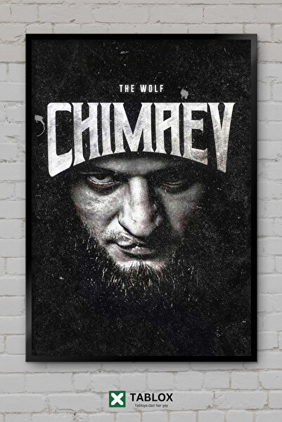 TABLOX Khamzat Chimaev Mma Borbe Ufc Dagestan Okvir Izgled Dekorativna MDF Slika