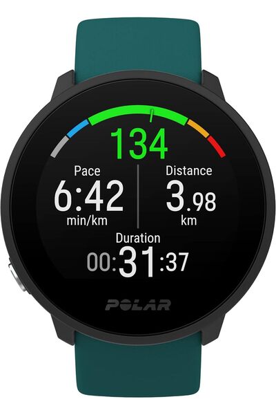POLAR Unite Waterproof Fitness Watch (Includes Wrist-based Heart Rate and Sle...