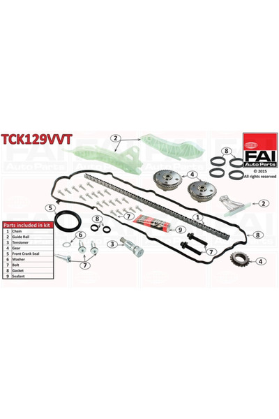 FAI AUTOPARTS Chit Lant De Distributie Deasupra Citroen C3 2/C3 Picasso/C4 1 ...