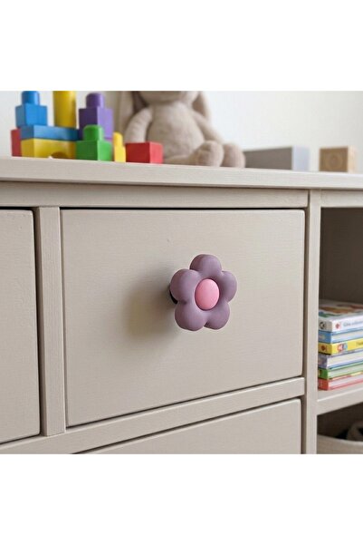 EYMEN YAPI Children's Room Furniture Handle Cabinet Knob Rose No:46