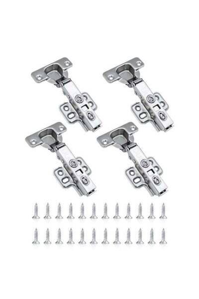 Duravel Soft Close Door Hinges, 110 Degree Self Closing Full Overlay Kitchen ...