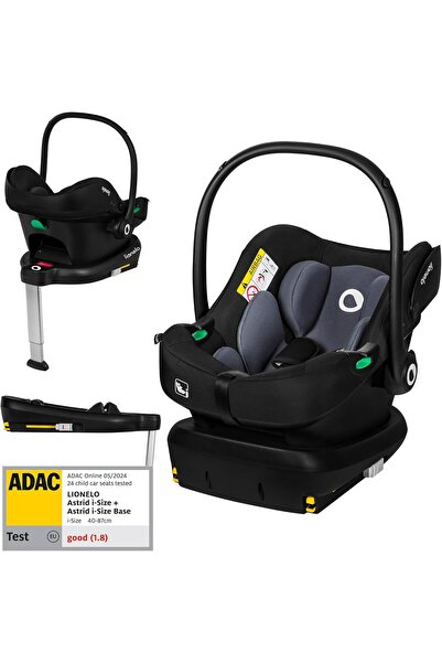Lionelo مجموعة أستريد i-Size: مقعد سيارة للأطفال مع قاعدة ISOFIX مدمجة (40-87...