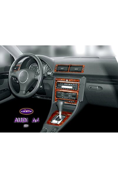 ODAC TUNING Audi A4 Konsol/Maun Kaplama 2000+ 14.Prç (521821936)-Piyano Siyah