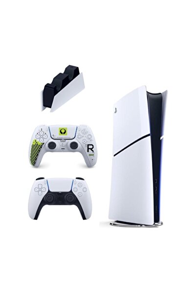 Sony Playstation 5 Slim dijital 825GB + 2.kol Dualsense Marathon + ps5 şarj i...