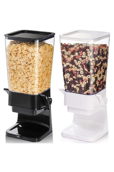 YESMAX 2 Pack Cereal Dispenser Countertop, 5.5L Large Capacity Cereal Contain...
