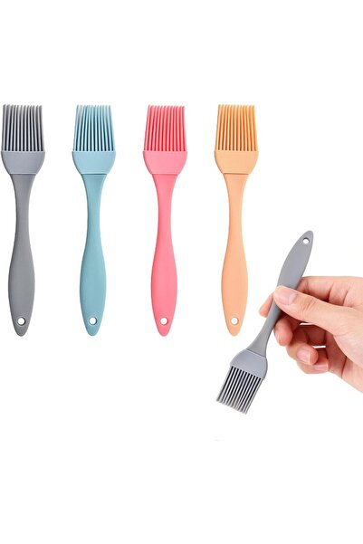 GoodTool مجموعة فرش سيليكون للدهن مكونة من 4 قطع، فرش مطبخ وحلويات مقاومة للح...