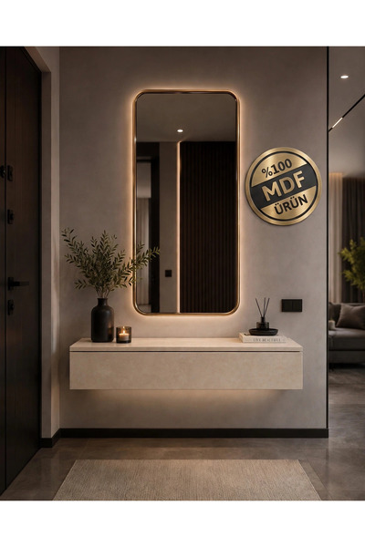 ENG AHŞAP Modern Çekmeceli MDF Dresuar 80x30 cm - Dekoratif Antre Hol ve Salo...