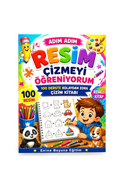 Enine Boyuna Eğitim أنا أتعلم الرسم خطوة بخطوة