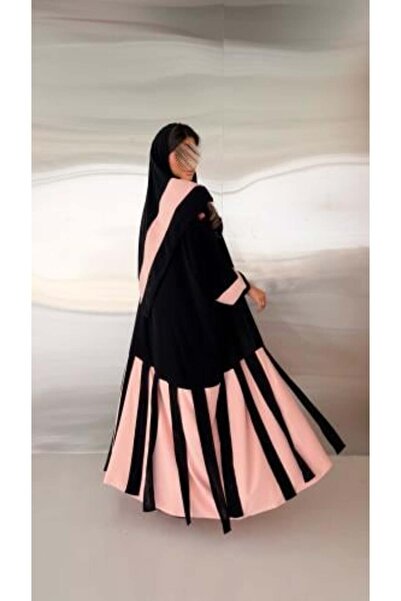 dar laha abaya عباية D 5142 - عباية من قماش الكريب كوبرا مع تفاصيل ناعمة تحت ...